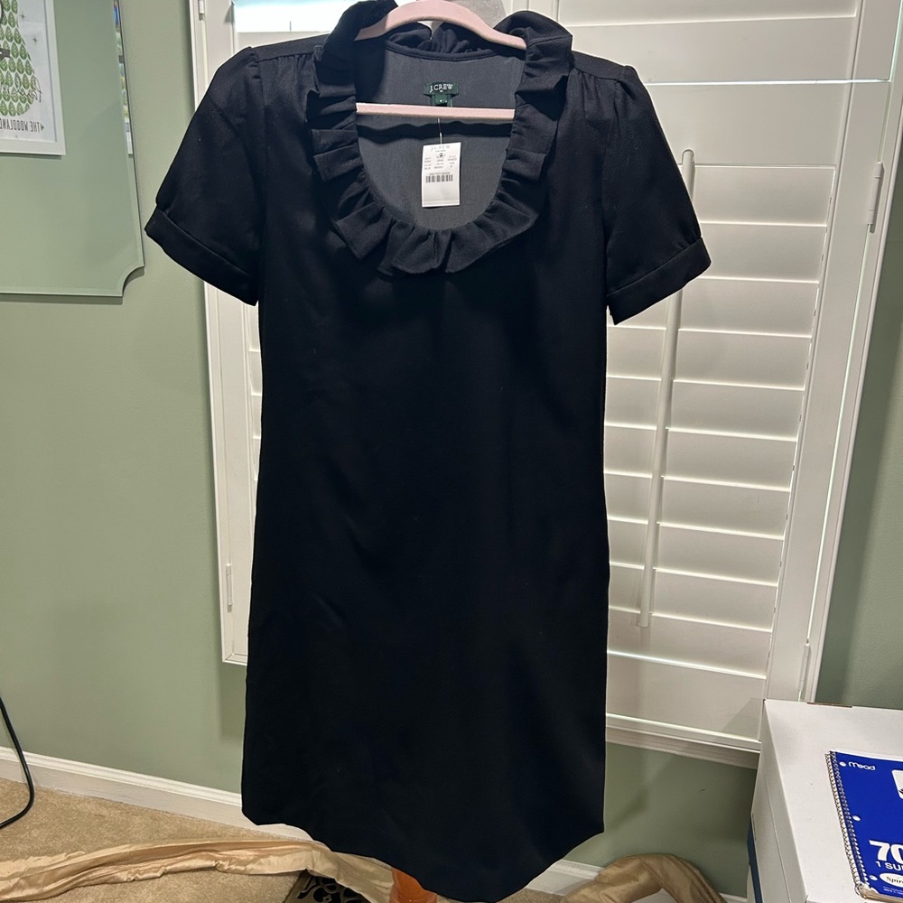 Black Ruffled Dress BNWT